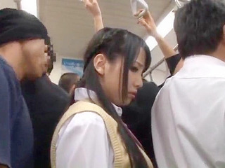 Asian Stranger Fucks Teen Wild on Public Bus Ride to Nippon XXX