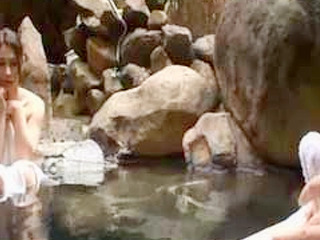 Nippon slut goes solo in Tokyo pool party, fucks stranger with big boner