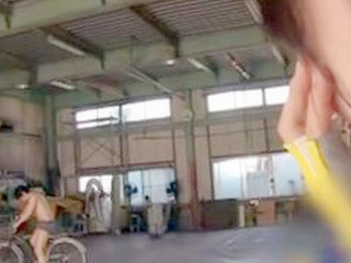 Asian Neighbor's Lucky Fuck with Young Cyclist's Bike in Tokyo Nippon XXX